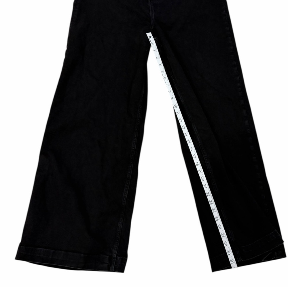 Reformation Bex Super Stretch High-Rise Wide Leg 
Black Size 33 - Picture 12 of 14